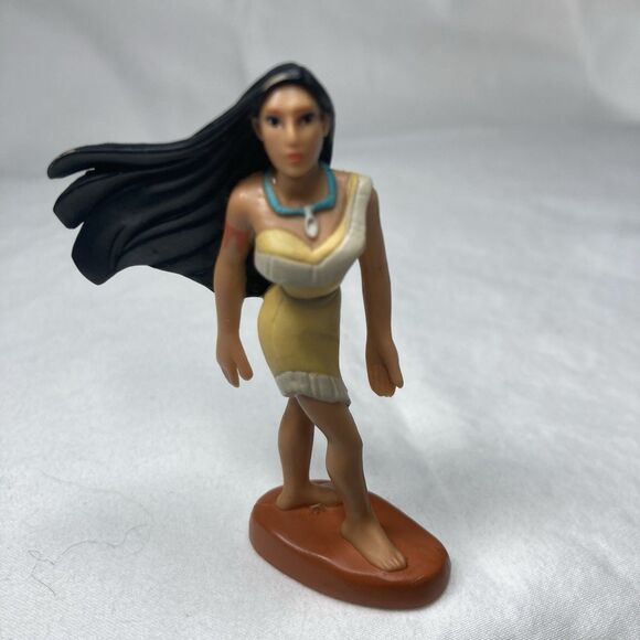 Disney Princess Pocahontas 3" Tall PVC Figurine Toy/Topper on base Collectable - Picture 7 of 8
